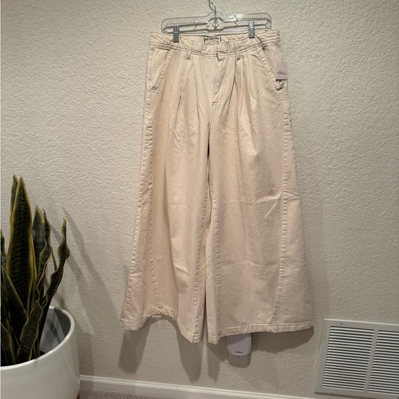 NWT Free People extra wide leg jeans - Picture 1 of 4